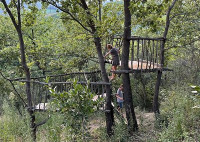 Camping le Farfalle Le Marche-boomhut