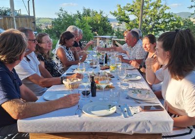 Camping le Farfalle Le Marche-italiaanse avond2