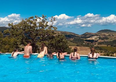 Camping le Farfalle Le Marche-zwembad- kids