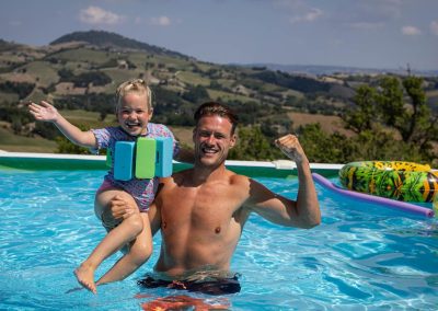 Camping le Farfalle Le Marche-zwembad- kinderen